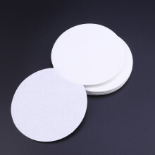 Witte kwalitatieve filterpapierschijven 12,5 cm, gemiddelde doorstroming