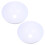 White PP Lamp Shade 25x25x12cm (2 Pack) 1
