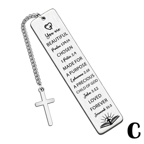Stainless Steel Bible Verse Bookmark