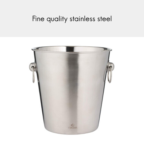 Viners Viners Barware 4 Litre Champagne Bucket, Silver 2