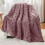 Purple Throw Blanket Soft Thick Warm 27.5x39.3 in 5