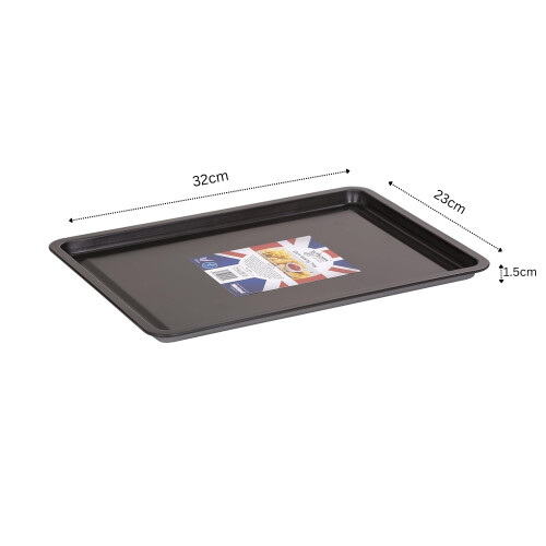 Wham Wham Non-Stick Baking Tray (Set of 3 (32x23x1.5 cm)),F35 1
