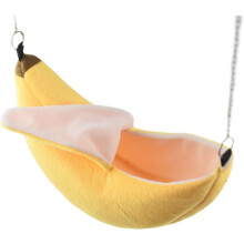 Schattige hamsterhangmat, afgesloten ruimte, premium katoenen dierenhuisje voor suikergliders, eekhoorns, hamsters en muizen, hangend