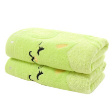 Ensemble de serviettes de bain en coton à imprimé animal, ultra douces et absorbantes