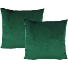 Ensemble de 2 housses de coussin en velours 40 x 40 cm