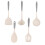 5-Piece Silicone Kitchen Utensil Set Gray 1