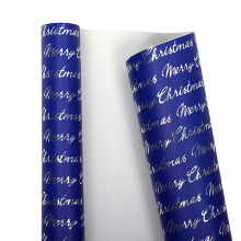 Rollo de papel de regalo navideño de 118 pulgadas y 80 g/m²