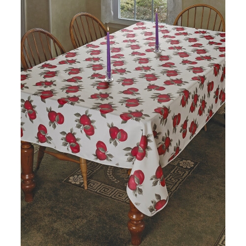 Euro Apples Tablecloth 100% Polyester