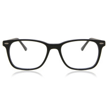 Full Rim Square Black SmartBuy Collection Jaysari T-0394 002 Unisex Eyeglasses