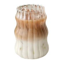 Bicchiere da caffè freddo scanalato da 18 once