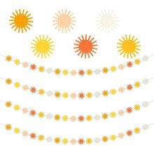 Boho Sun Banner in Felt – 250 cm Party Decoration