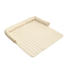 Fuzzy Pet Sofa Cover with Bolster for Dogs and Cats