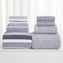 8-Piece Velvet Bath Towel Set – Soft, Absorbent, for