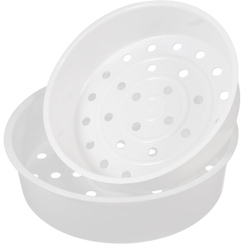 Ångkorg i plast för riskokare – 2-pack
