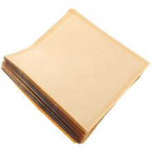 100 de pungi de pâine din hârtie aurie cu fereastră