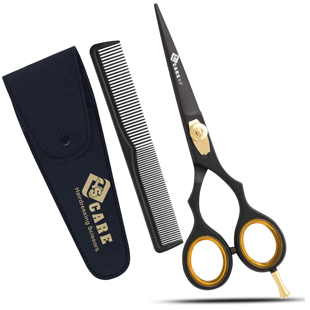 Yscare Hairdressing Barber Hair Scissor For Hairdressers Barbers Stainless Steel Razor Edge Hair Cutting Shears - For Salon Barbers For Men And Women