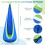 LED Hanging Hammock Swing with Inflatable Pillow and 3