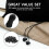 Drawstring Cord 100 Pcs Toggles for Drawstrings and 15m/49ft Black Elastic Cord 2mm Sturdy drawstring toggle and Round Black Elast 4
