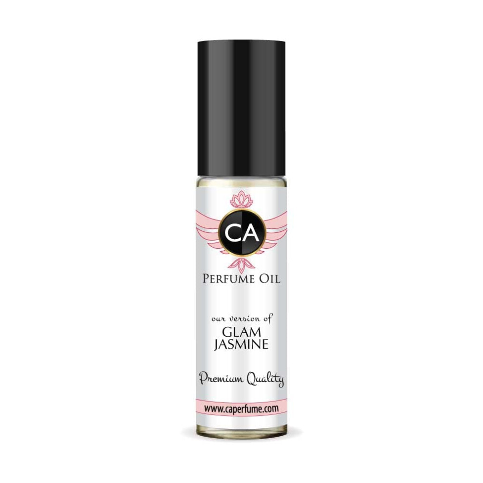 Ca Perfume Impression Of M. Kors Glam Jasmine For Women Replica Fragrance Body Oil Dupes Alcohol-Free Essential Aromatherapy Sample Travel Size Concen