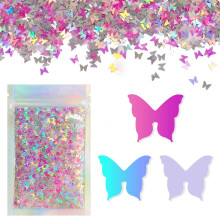 Rosa Schmetterling Gesicht & Körper Glitzer - Chunky Glitzer - Kosmetikgrad - Anwendungen: Festival Rave Makeup