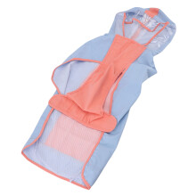 2XL Hunderegenmantel aus Polyester mit Kapuze reflektierend