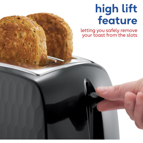 Russell Hobbs Russell Hobbs Honeycomb 2 Slice Toaster (Extra wide slots 1