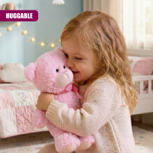 The Magic Toy Shop Pink Teddy Bear with Ribbon Baby Shower Valentines Day Gift Plush Soft Toy 11