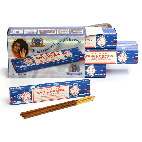 NAG CHAMPA INCENSE STICKS [12 PACKS] 1