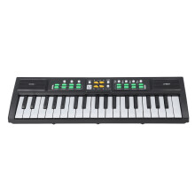 Pianoforte giocattolo portatile a 37 tasti, 39,5x12,8x3,5 cm, microfono