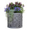 Strata Small Round Lazio Planter Pewter Grey Plastic Pot 1