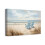 Blue Beach Seaside Wall Art 18x12 Inch 1