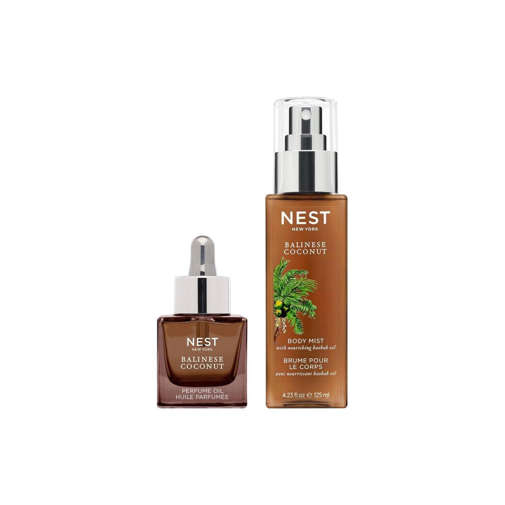 Nest New York Passport To Bali - Balinese Coconut Perfume Oil Body Mist And Balinese Coconut Perfume Oil