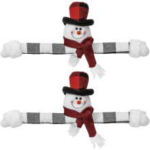 Christmas Snowman Curtain Tiebacks – 2 Pack