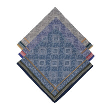 Jacquard Handkerchief For Men Soft Absorbent Cotton Pocket-3