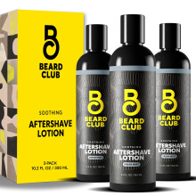 The Beard Club Aftershave voor Mannen - Verzachtende Aftershave Lotion met Kamille, Tea Tree Olie & Wilgenbast