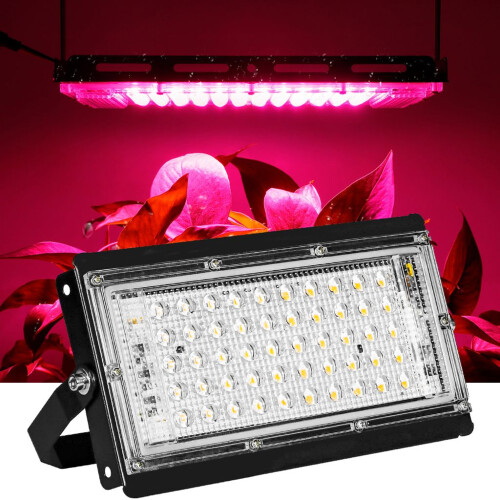 Λάμπα εσωτερικής ανάπτυξης φυτών 50W, φωτισμός LED πλήρους φάσματος για βελτιωμένη