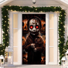 Halloween Door Curtain Outdoor Horror Decoration