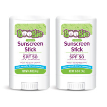 Baby Sunscreen Stick by Boogie, Mineral Sunscreen SPF 50, Travel Size Sunblock for Kids, FSA/HSA Eligible, Zinc Oxide, Water Resistant, Vegan, Fragran