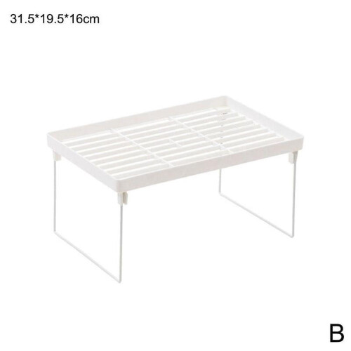 Plastic Storage Shelf for Kitchen & Wardrobe