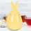Ceramic Rabbit-Shaped Airtight Storage Jar, Yellow 1