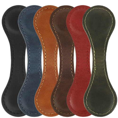 Magnetic Leather Bookmark 6 Pack