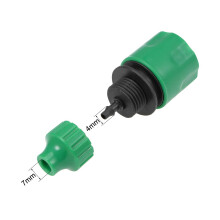 sourcing map Quick Connector Hose Pipe Adapter Fitting 4mm Inner Diameter Hose Tubing for Garden Irrigation System 5pcs