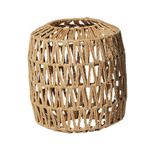 Handwoven Rattan Pendant Lamp Shade for E27 Fitting