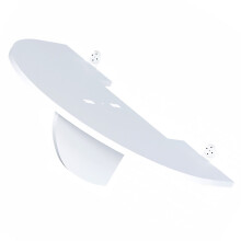 White PVC Floating Projector Shelf Wall Mount