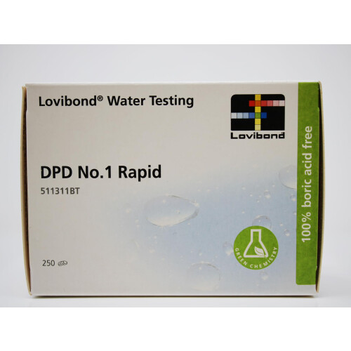 Lovibond - DPD No 1 Rapid Dissolve Tablets | Visual & Comparator Testing | Measures Bromine | Pool Water Testing Kit | 250 Tablets 1
