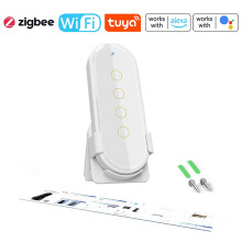 Fluorescerende 2.5D wifi-aanraakschakelaar met gebogen glas