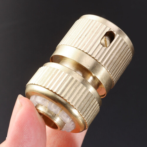 3-Pack Copper Garden Hose Quick Connectors
