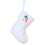 Personalised Christmas Stockings with Initial, Red & White 1