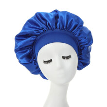 Hair Bonnet for Sleeping, Wide Elastic Band Satin Bonnet Silk Bonnet Shower Cap for Women Girls Makeup Hair Care Elastic Hat Soft Sleep Cap Satin Head
