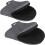 Short Silicone Oven Mitts 500F Heat Resistant Pair 1